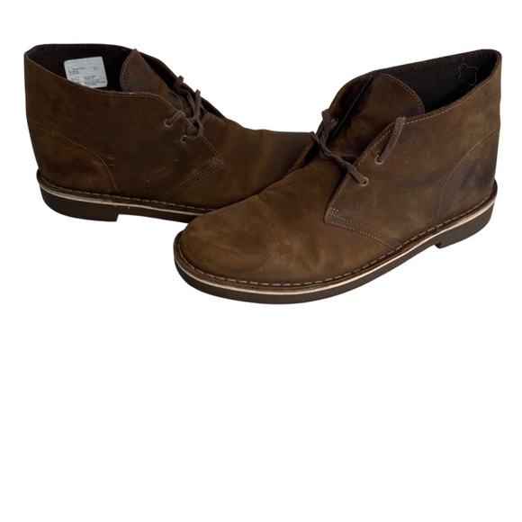 Clarks Bushacre 2 Chukka Boots Mens Sz 9 M Leather Beeswax Brown Ankle Lace Up main image 4